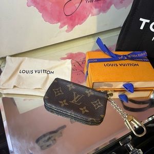 Authentic Used Condition Monogram LV Keychain Wallet